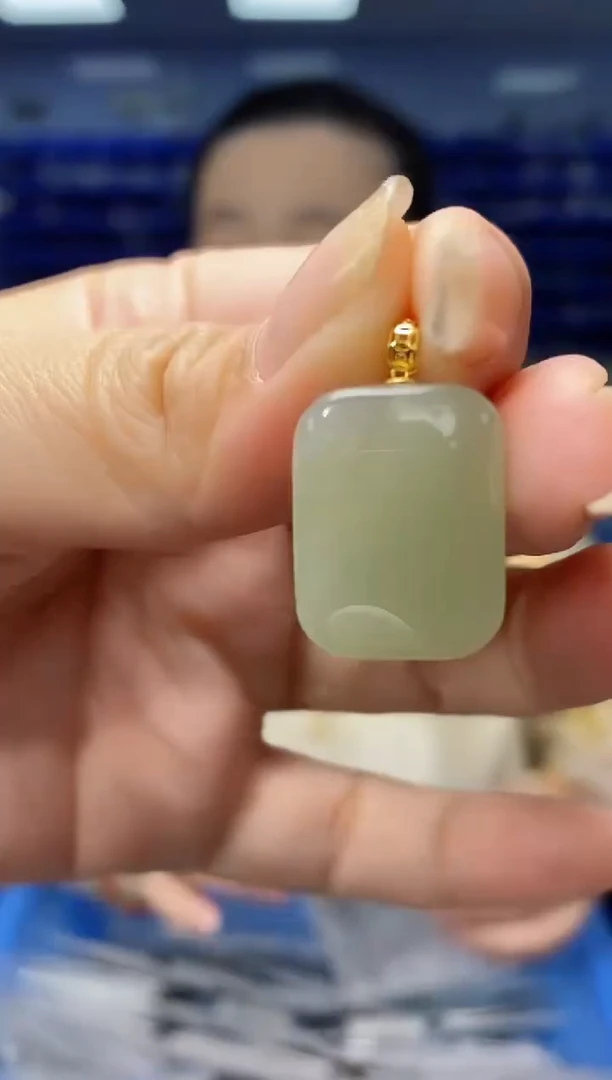 【闪购商品】和田玉DZ414718K金镶嵌DZ4147