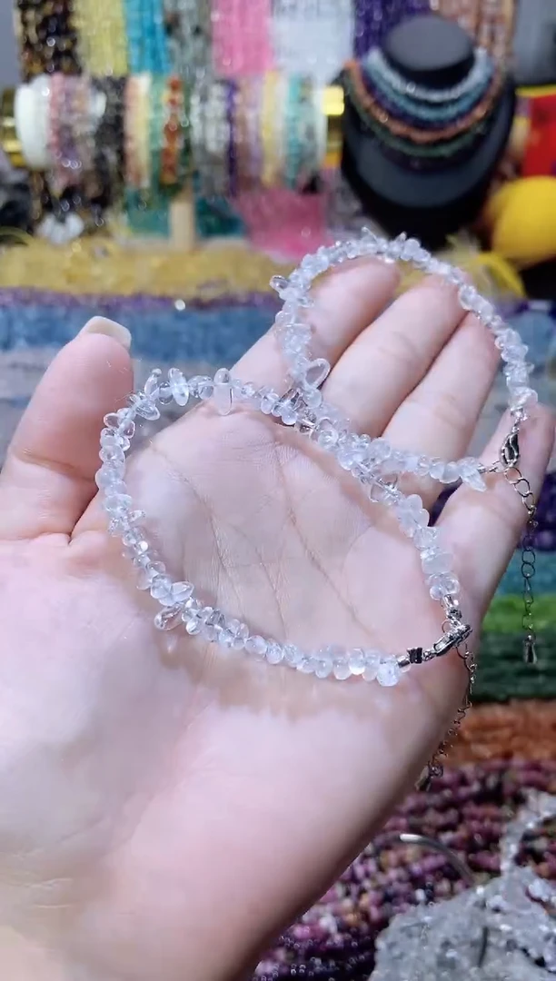 未镶嵌手链水晶小白水晶手链