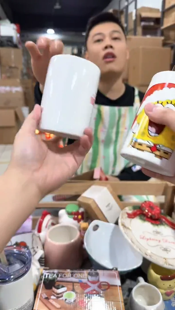 瓷片原盒海绵宝宝洗漱套装