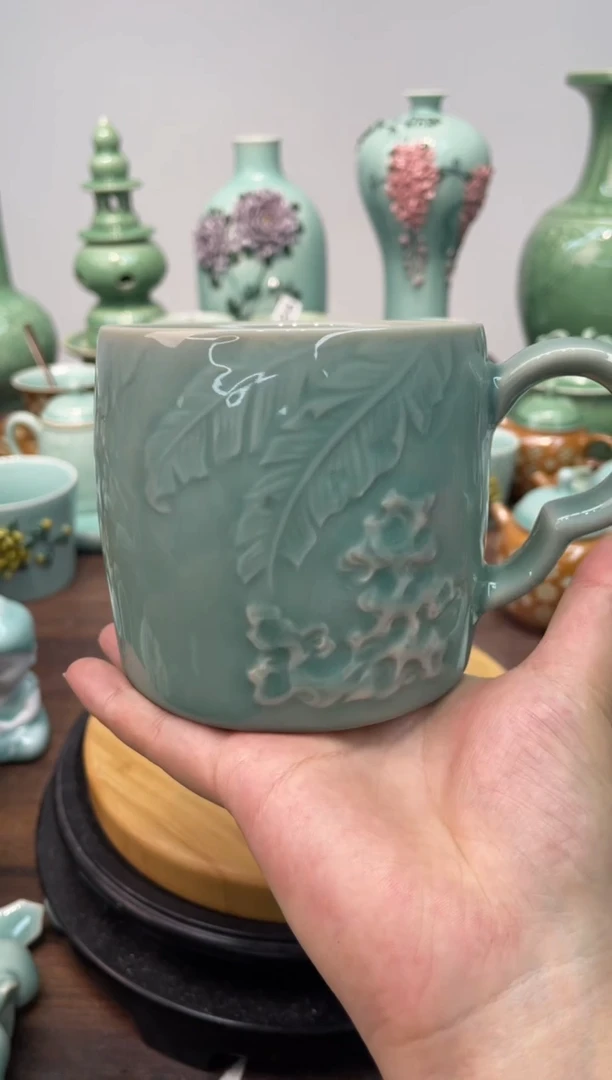 特价福利 微瑕 慧仙青瓷