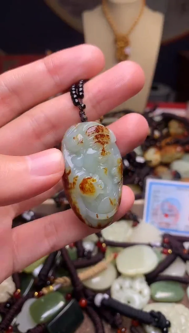 颈饰未镶嵌和田玉新疆料青海料清水和田玉吊坠