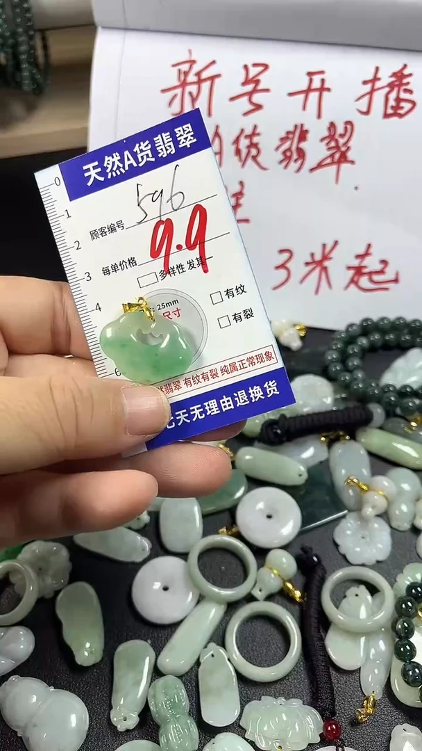 颈饰未镶嵌翡翠596