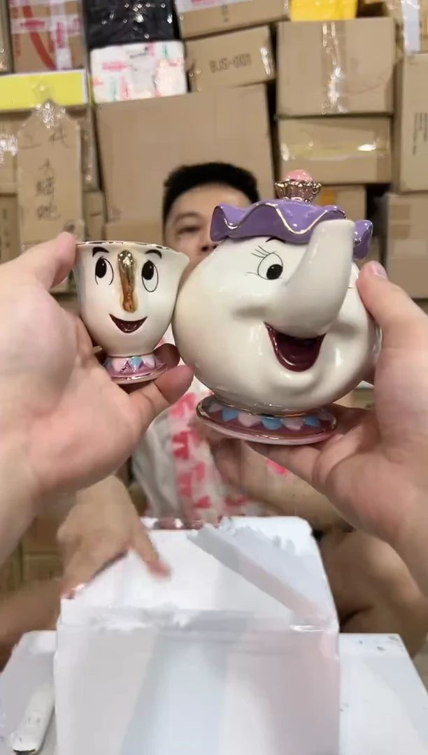 瓷片茶壶太太一壶一杯