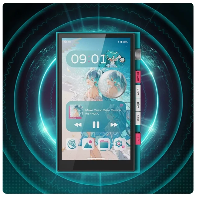 准新品 DUNU Hiby星海贝 M500初音未来联名hifi套装二手影音配件