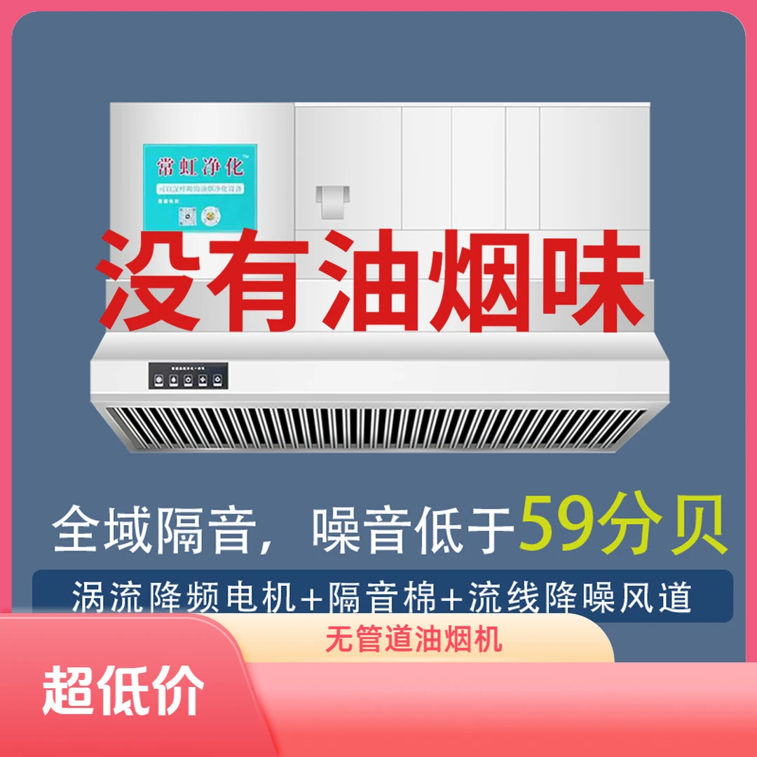 无管道内循环室内直排油烟净化一体机净化器