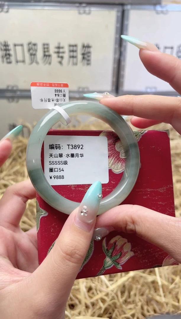 未镶嵌手镯石英质玉T3892