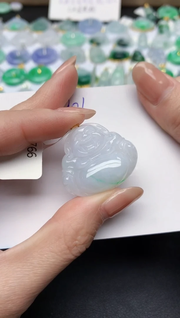 颈饰未镶嵌翡翠天然缅甸A货翡翠百元以上9元证书费自理