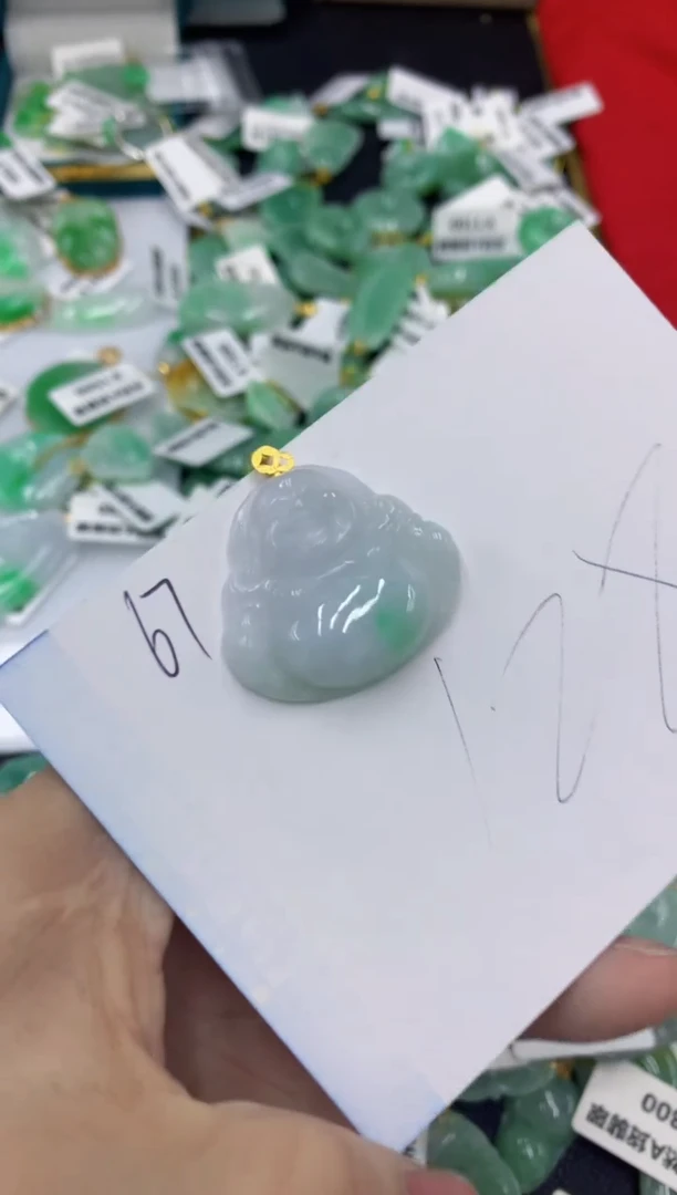 【闪购商品】翡翠颈饰18K金镶嵌1111111111