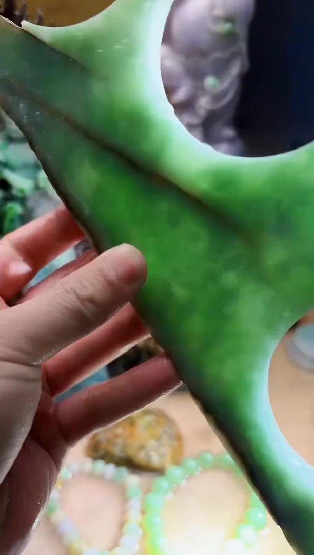 未镶嵌挂件翡翠A货张麦8495