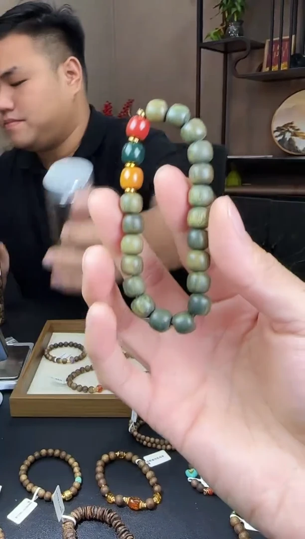 维腊木（绿檀）手串/手链DSD1103059多样性发一