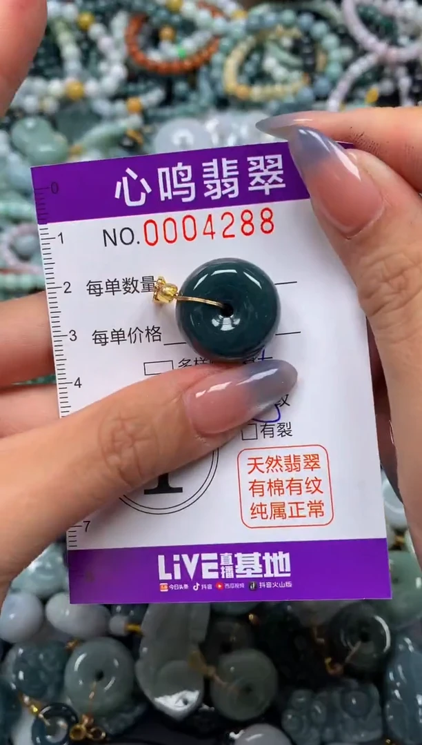 颈饰未镶嵌翡翠闪购004288