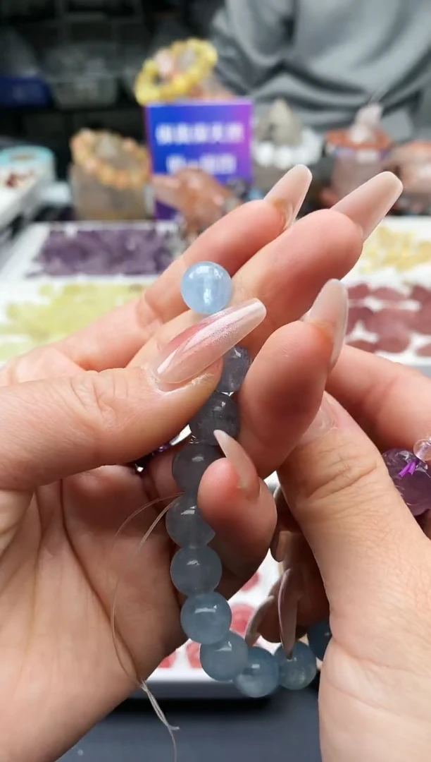 【闪购商品】海蓝宝石颈饰未镶嵌129a多样性发其一/2.14/1个