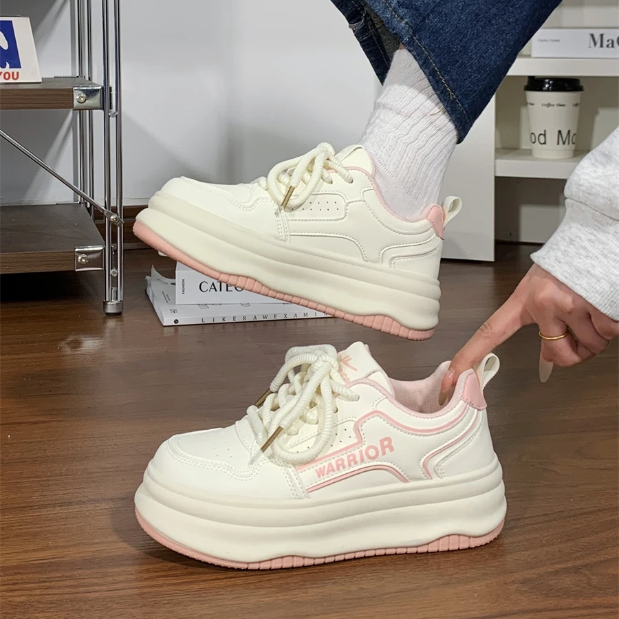 回力女鞋新款小白鞋2025厚底增高休闲板鞋ins潮学生百搭大头鞋女