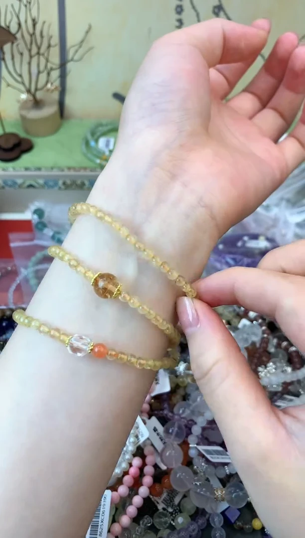 水晶手链未镶嵌360