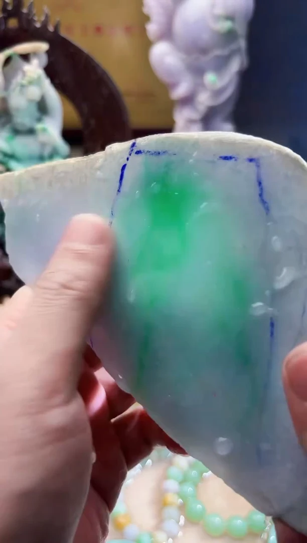 未镶嵌挂件翡翠A货张麦8465
