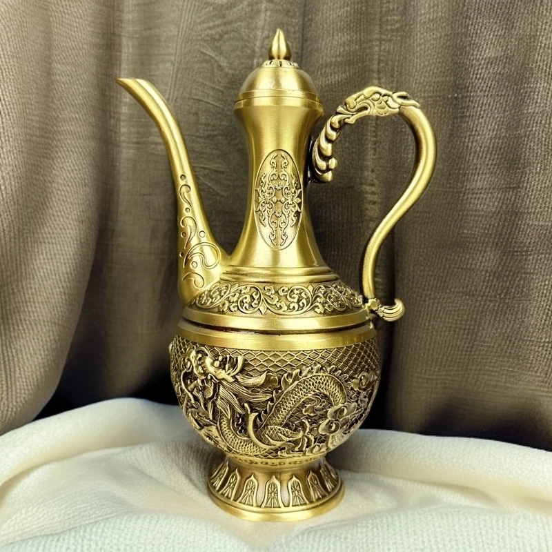 【小号】复古风高款酒壶高品质酒壶酒柜摆件家用创意酒壶