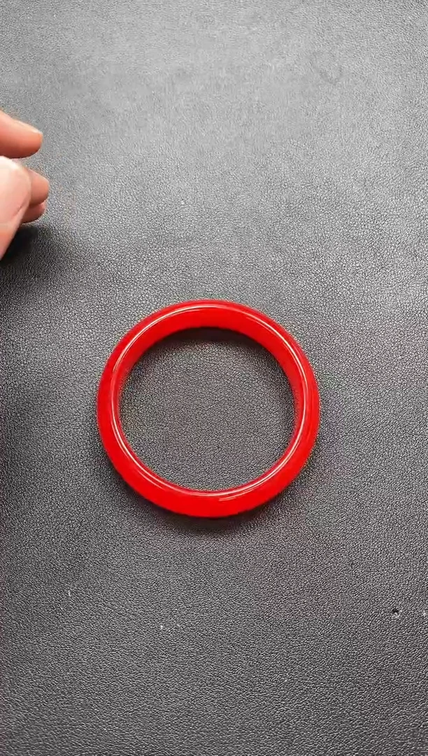 【闪购商品】玛瑙/玉髓手镯未镶嵌血胆金莲窄版手镯57.7圈口