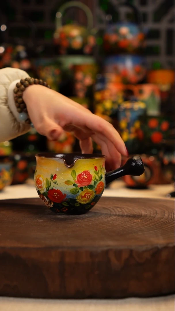 油画   釉下彩   杯子