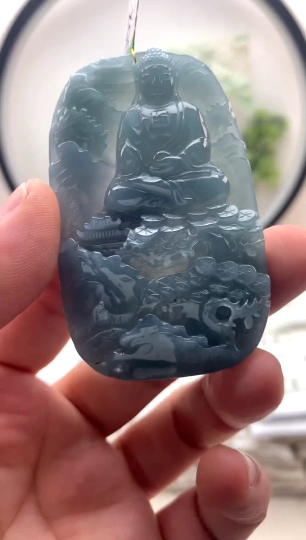 颈饰未镶嵌翡翠阿弥陀佛