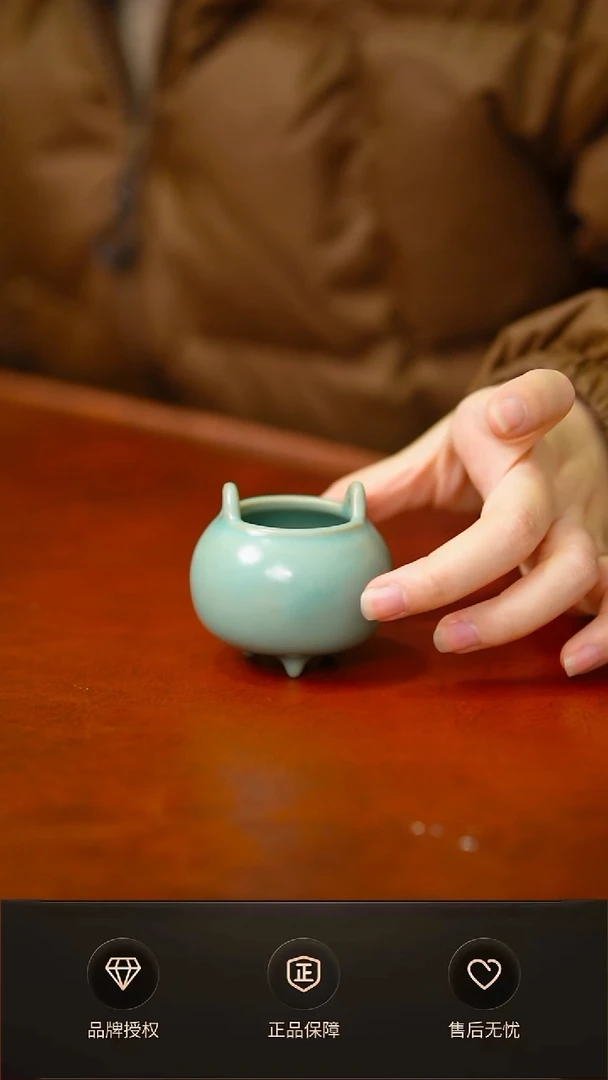 其他仿古小胖香炉不完美简装