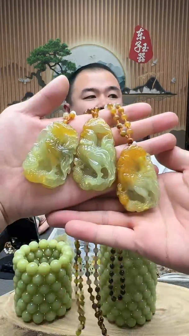 【闪购商品】蛇纹石玉颈饰未镶嵌天然玉石高货吊坠
