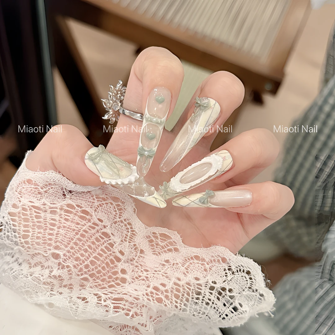 童话小镇 | 6个甲型定制 | Miaoti | 纯手工穿戴甲