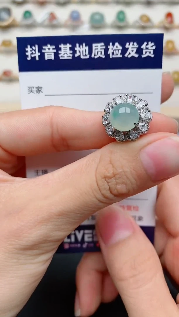 【闪购商品】翡翠戒指银S925镶嵌.............