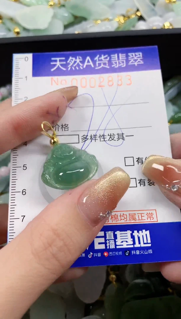 颈饰未镶嵌翡翠天然A货翡翠