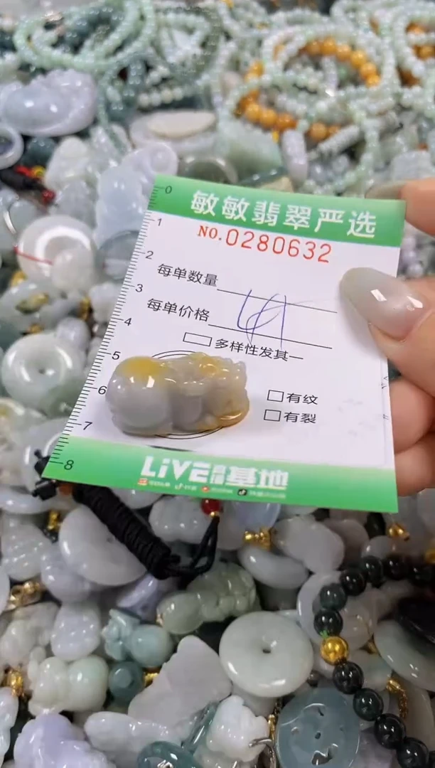 翡翠未镶嵌颈饰闪购0280632