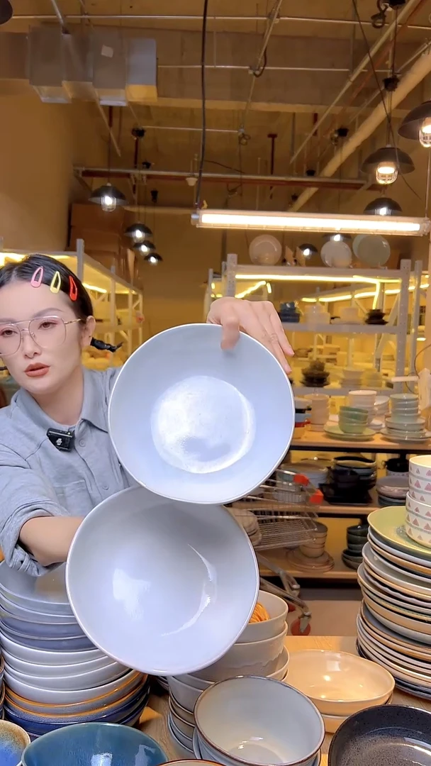 瓷117外贸尾货窑变釉下彩默认微瑕