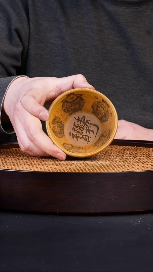 茶杯紫砂宜兴全手工原矿紫砂杯