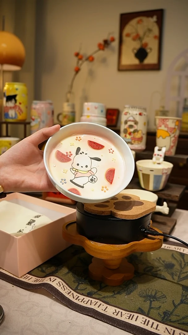 摆件【不带盒子】305高温釉下彩
