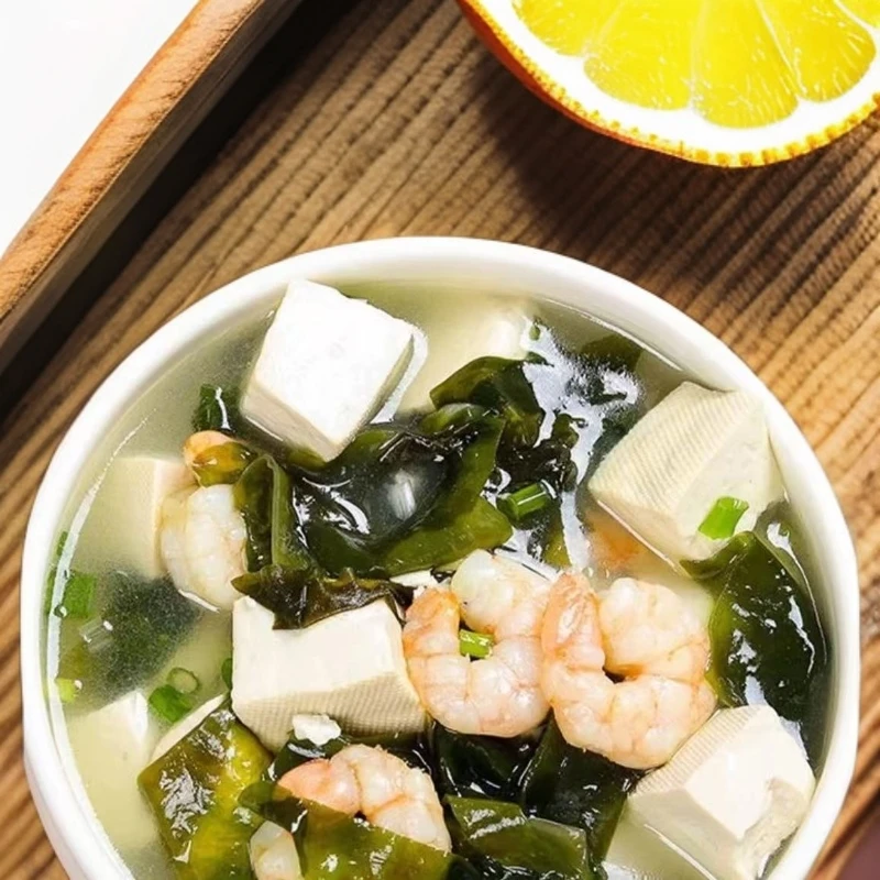 裙带菜虾皮汤独立包装无盐干净无砂一小包泡一碗早餐宵夜懒人速食