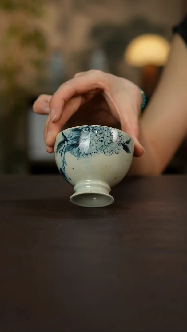杯景德镇陶瓷杯碗柴烧多人