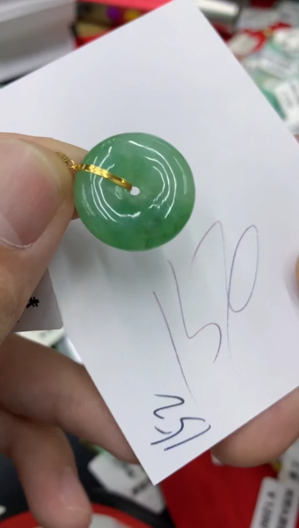 【闪购商品】翡翠颈饰18K金镶嵌号链接1111111111