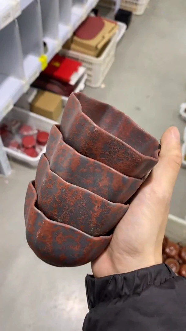 瓷片4个陶瓷茶具茶器