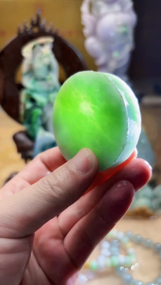 未镶嵌挂件翡翠A货张麦7714