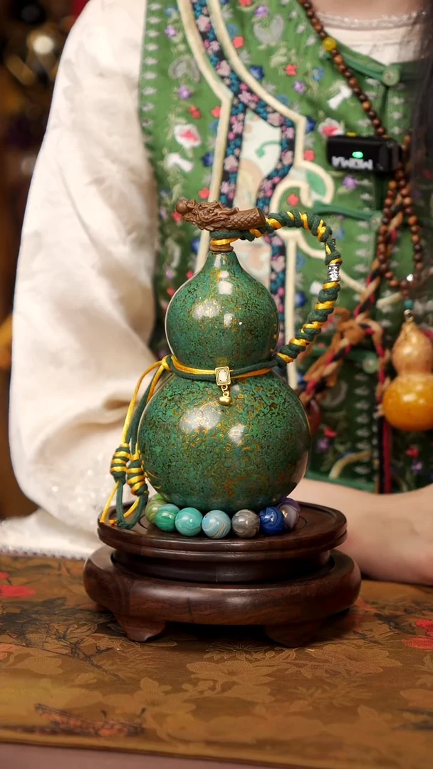 133易林高端工艺大漆酒葫芦--358