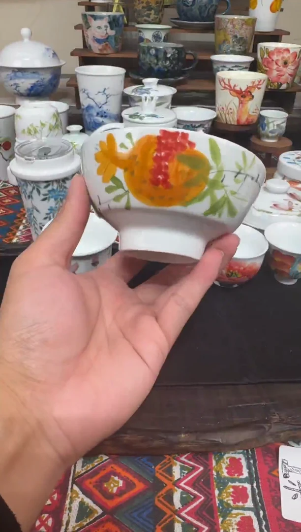 摆件景德镇手绘陶瓷