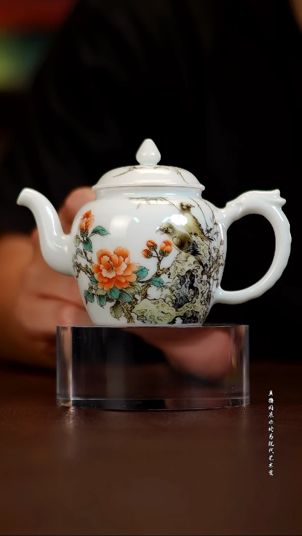 摆件景德镇陶东方现代艺术高端茶器花瓶摆件