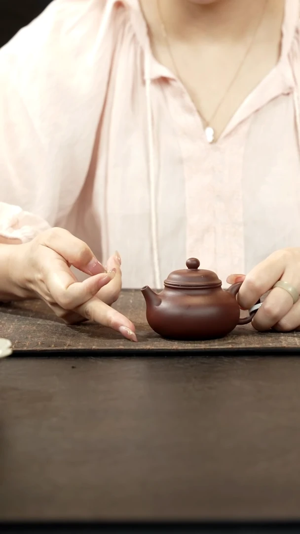 茶壶紫砂紫泥容天100cc
