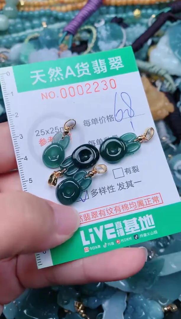 颈饰未镶嵌翡翠.0002230多样性发其中之一