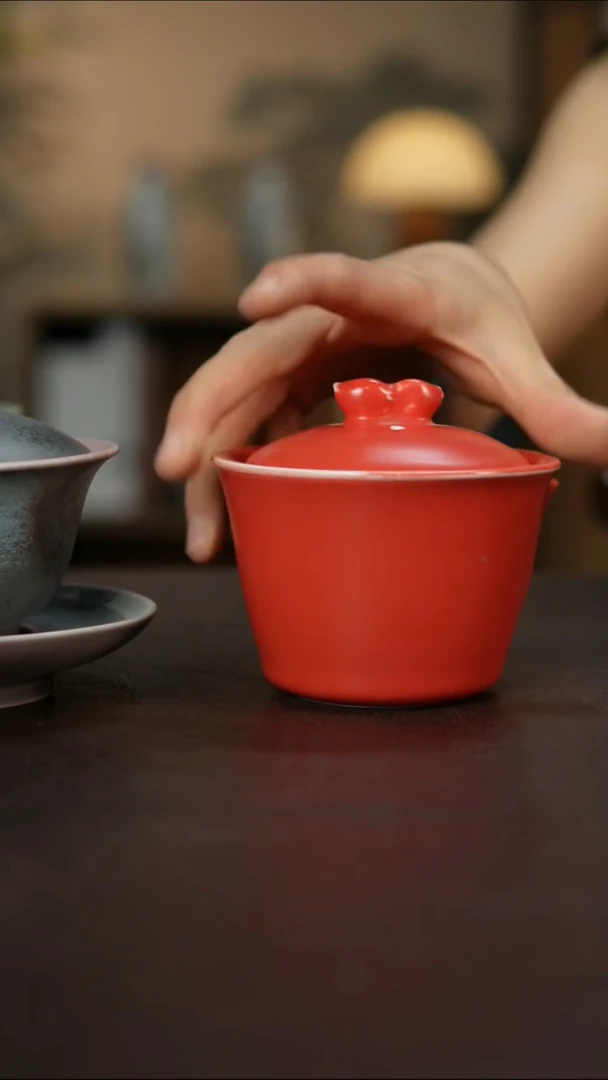 杯景德镇陶瓷杯碗柴烧多人