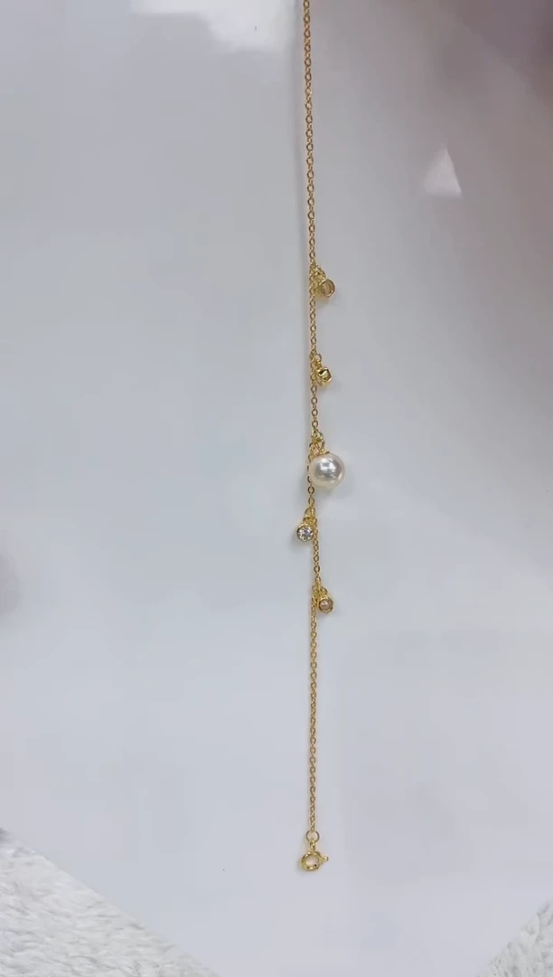 【闪购商品】海水珍珠手链银S925镶嵌海水珍珠手链