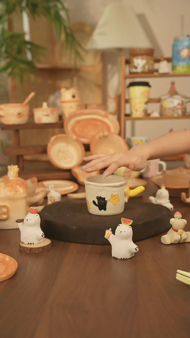 杯子景德镇原创手作陶瓷