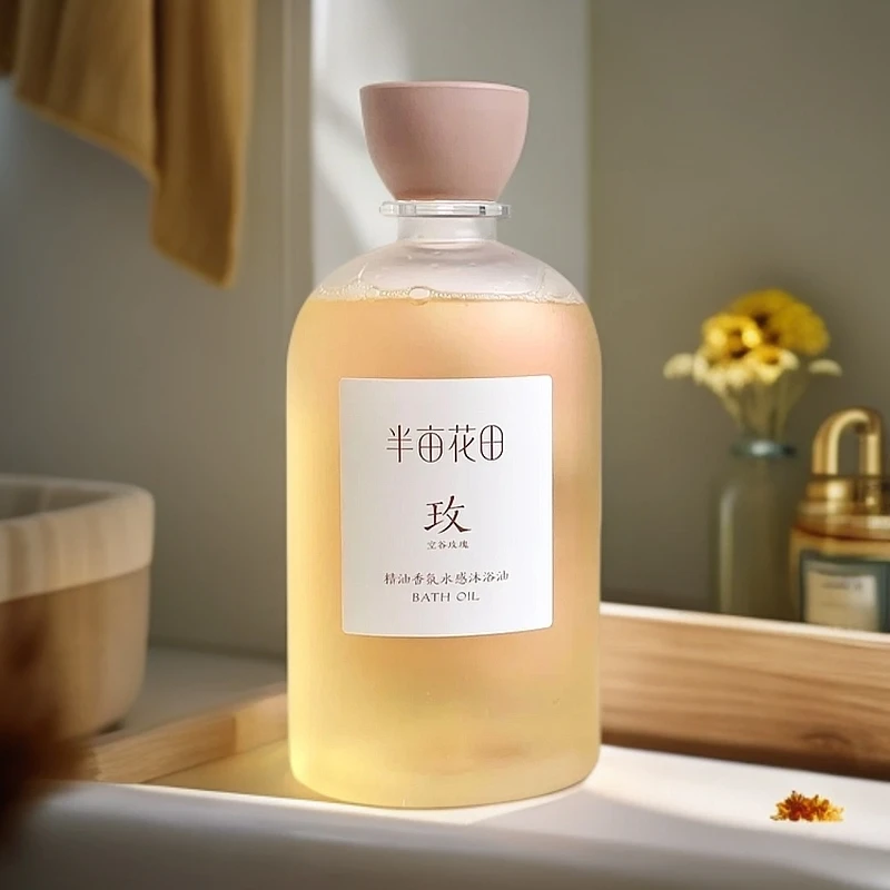 半亩花田精油香氛水感沐浴油水感薄油水润肌肤（空谷檀香）400g保湿