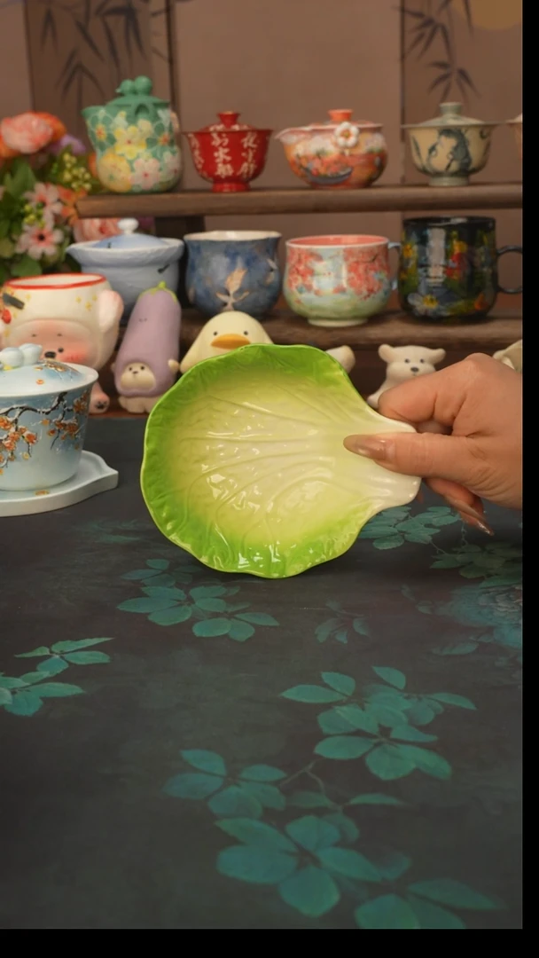 我****地大白菜  小碟子