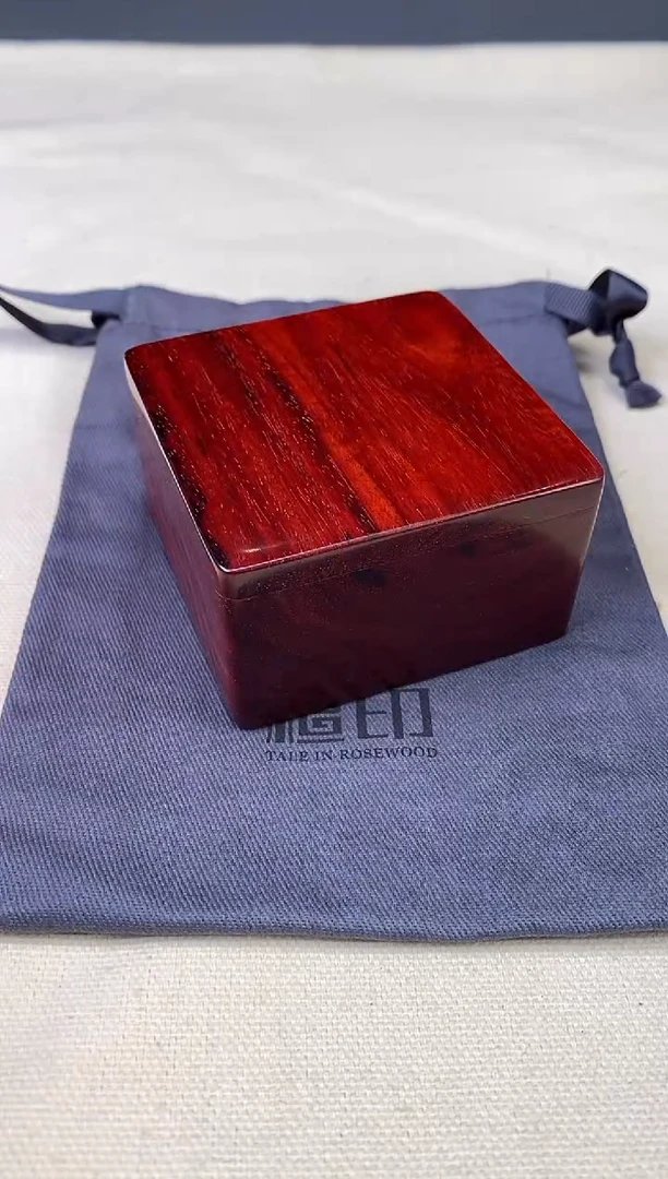 檀香紫檀（小叶紫檀）把件印度小叶紫檀 盒子