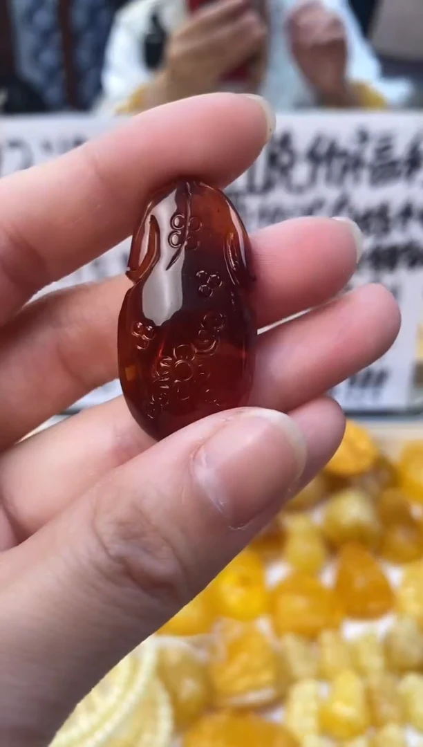 裸石琥珀未镶嵌天然琥珀蜜蜡
