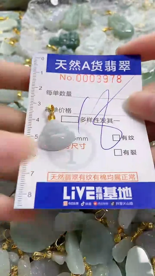 颈饰未镶嵌翡翠天然A货翡翠